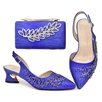 Latest Italian Shoe and Bag Set GBH56