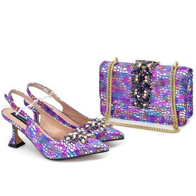 Italian Shoes And Bag Sets EDB1-1
