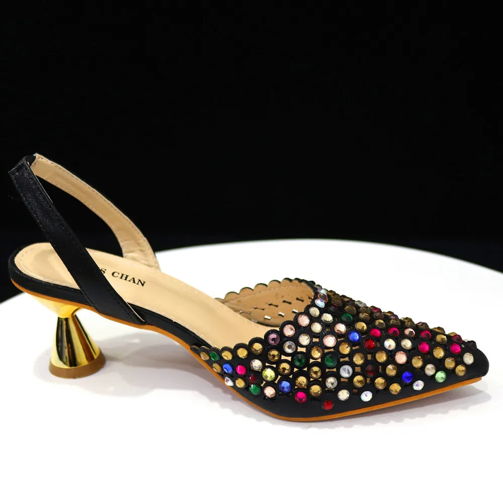 New Diamond Design Shoe and Bag Set ED221 – product view 8