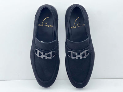 C Collection Suede Loafer - Navy