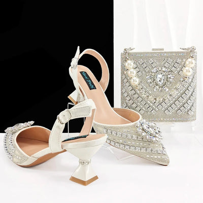 Hot Matching Women Shoe and Bag Set EDHFG1-1