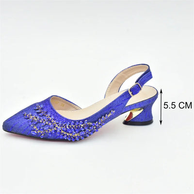 Latest Italian Shoe and Bag Set GBH56