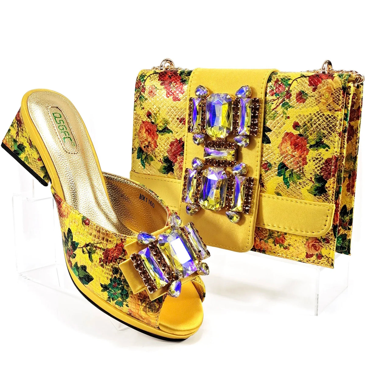 EdleessFashion  Shoes And Bag Matching Set For Party HAA1-9 – product view 7