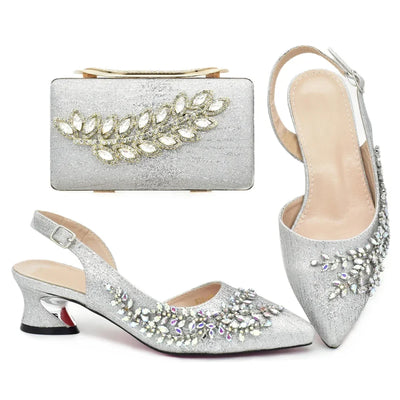 Latest Italian Shoe and Bag Set GBH56