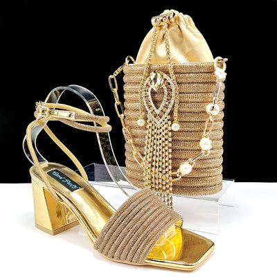 Lastest Ladies Shoes with Matching Bag Set  HJJ1-23