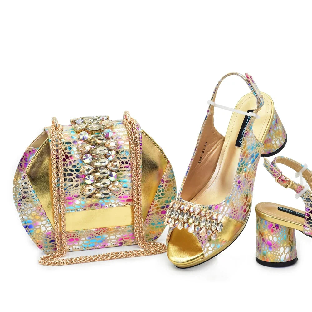 High Quality Style Ladies Shoes And Bags Set Hfg1-2 – product view 1