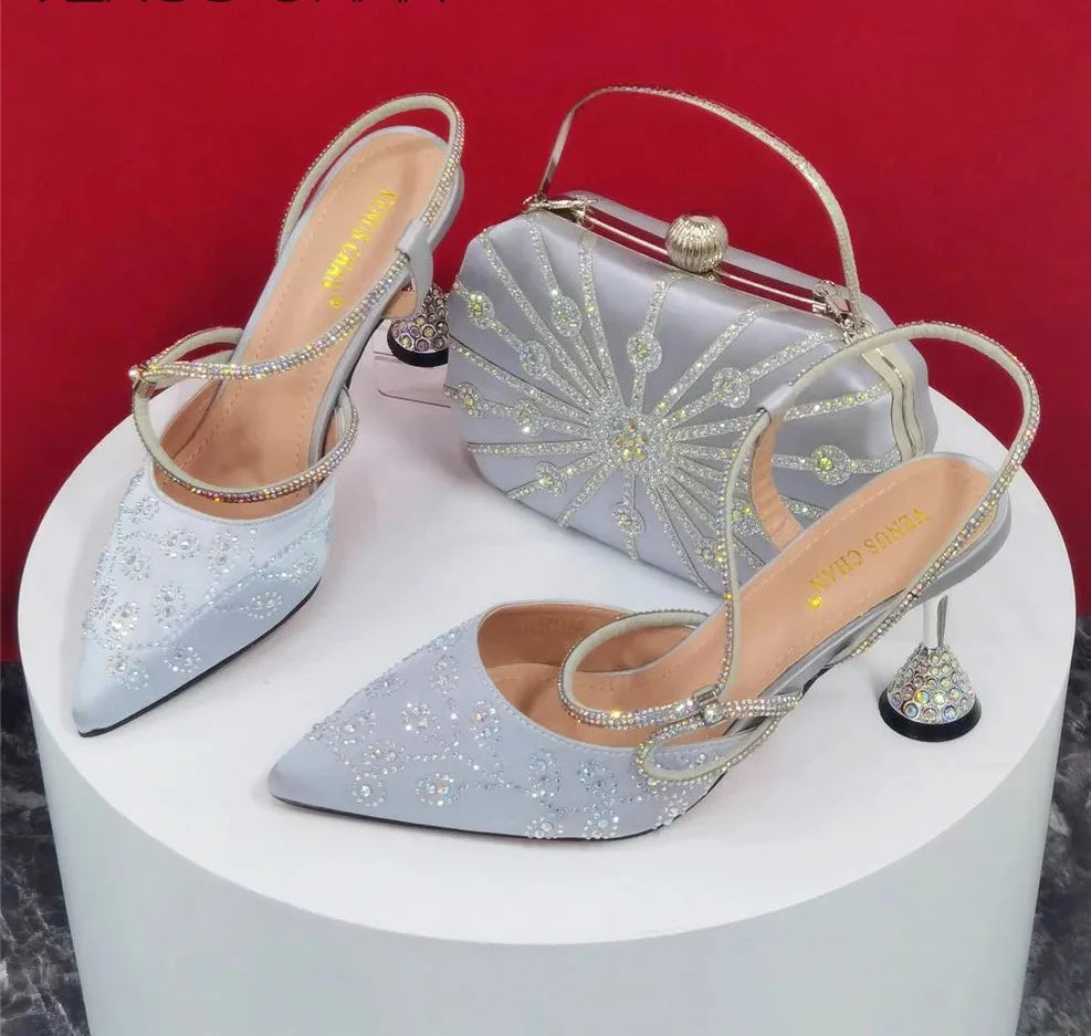 Elegant Pumps with Shoes and Bag Matching Set NFR43 – product view 4