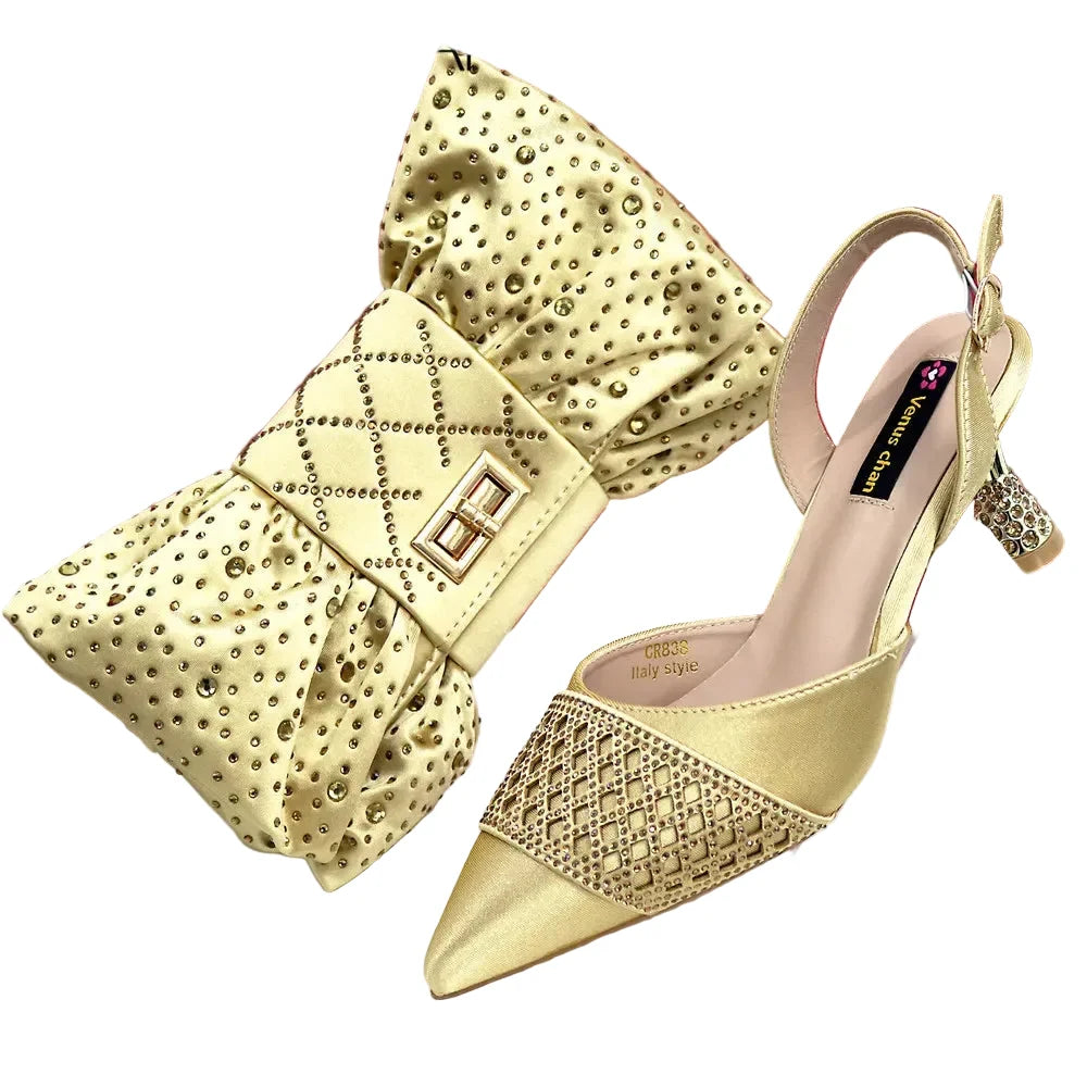 Latest Women Italian Shoes and Matching Bags TE342 – product view 1