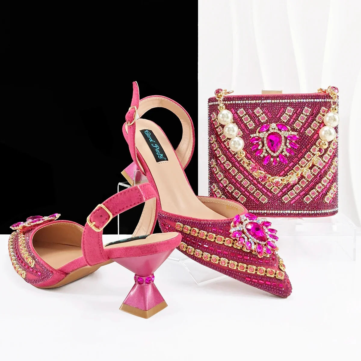 Hot Matching Women Shoe and Bag Set EDHFG1-1