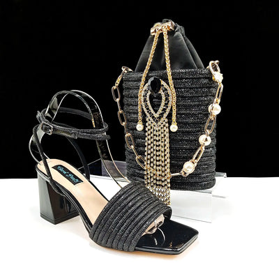 Lastest Ladies Shoes with Matching Bag Set  HJJ1-23
