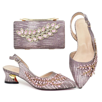 Latest Italian Shoe and Bag Set GBH56