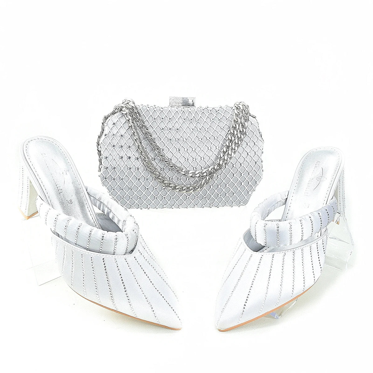 Ladies Shoes Matching Bag Set TR1-2