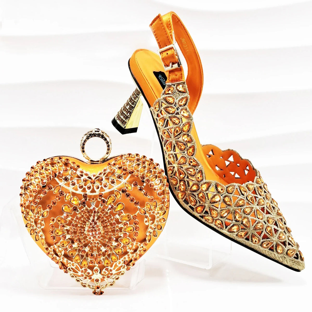 Lastest Italian Ladies Shoes with Matching Bag Set EDS1-30