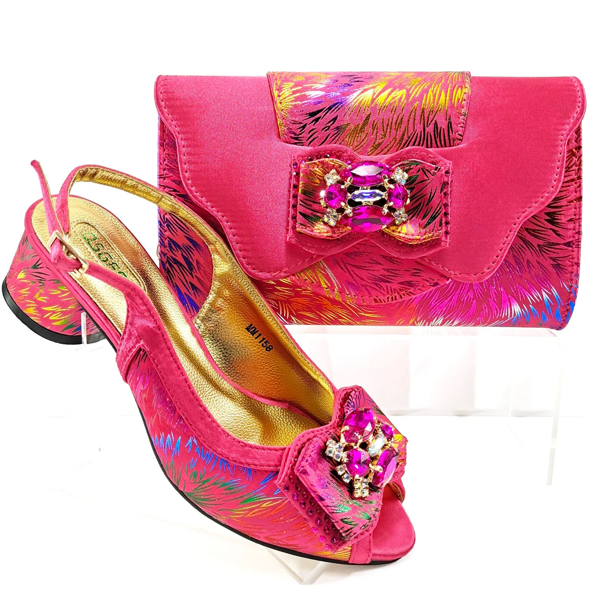 Italian Matching Shoe and Bag Set HKK1-10 – product view 6
