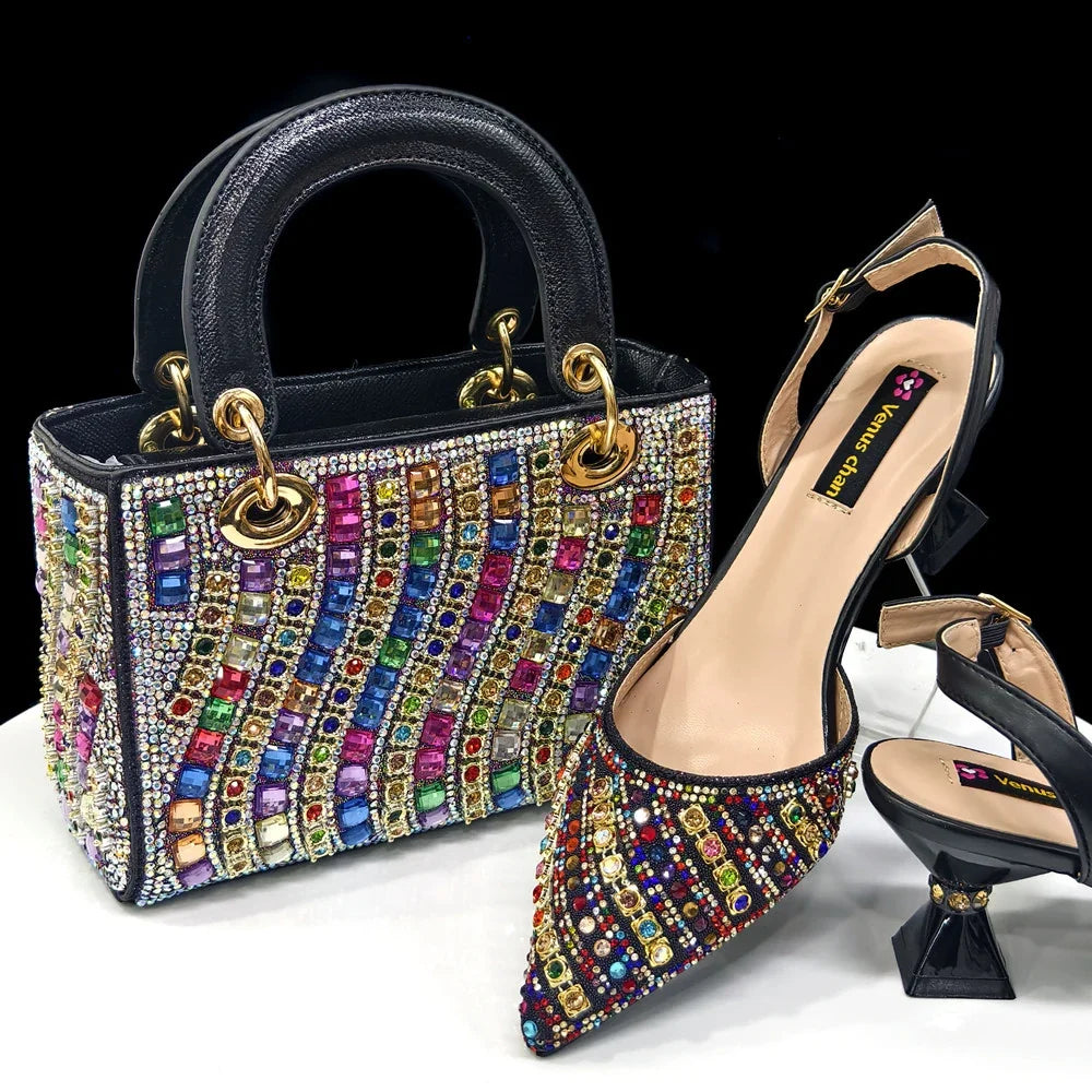 Matching Women Shoe and Bag Set ED130 – product view 7