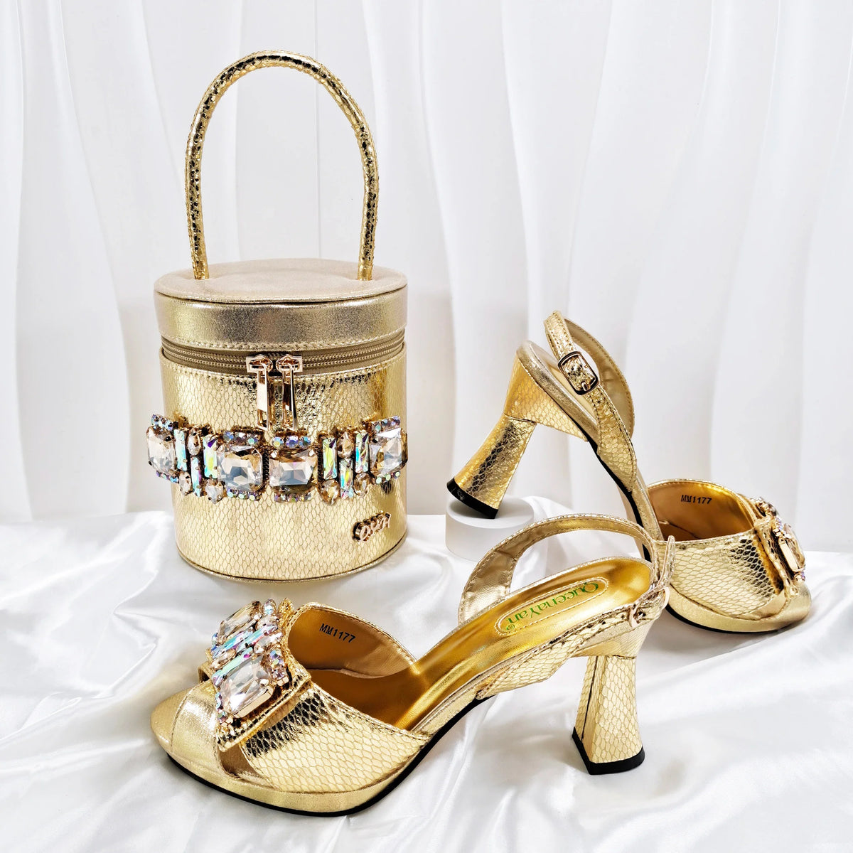 New Matching Women Shoe and Bag Set HF1-1 – product view 1