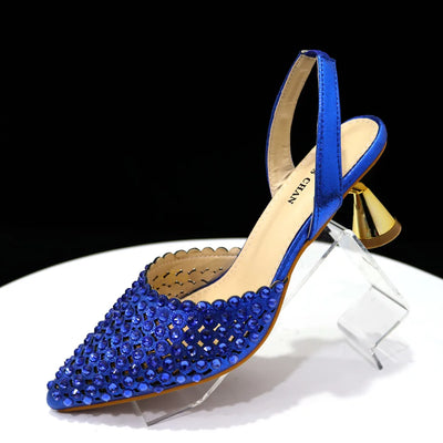 New Diamond Design Shoe and Bag Set ED221