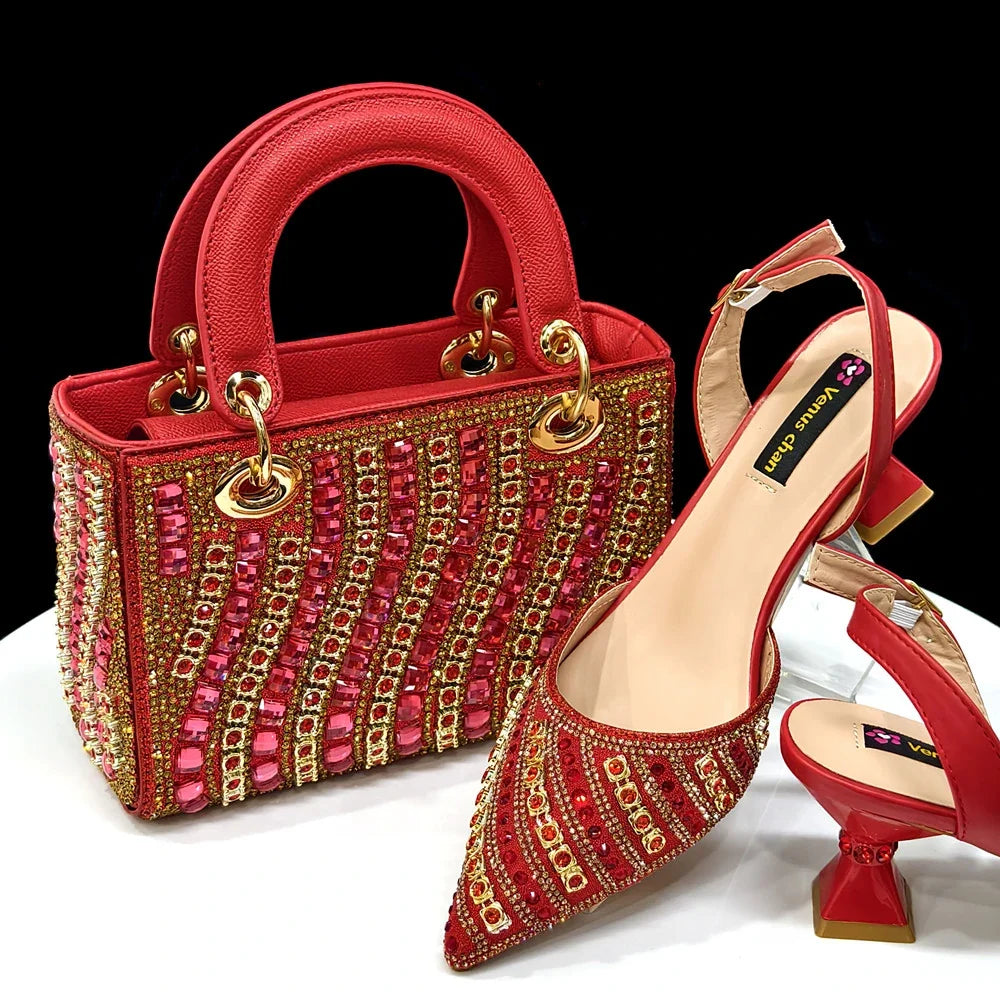 Matching Women Shoe and Bag Set ED130 – product view 6