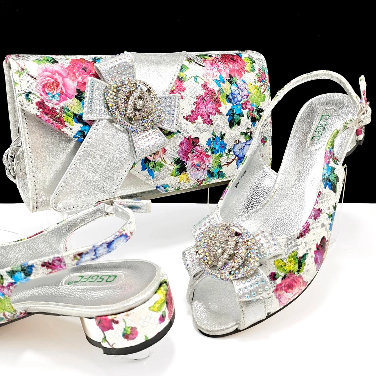 EdleessFashion  Italian Shoes With Matching Bags HQS1-4 – product view 3