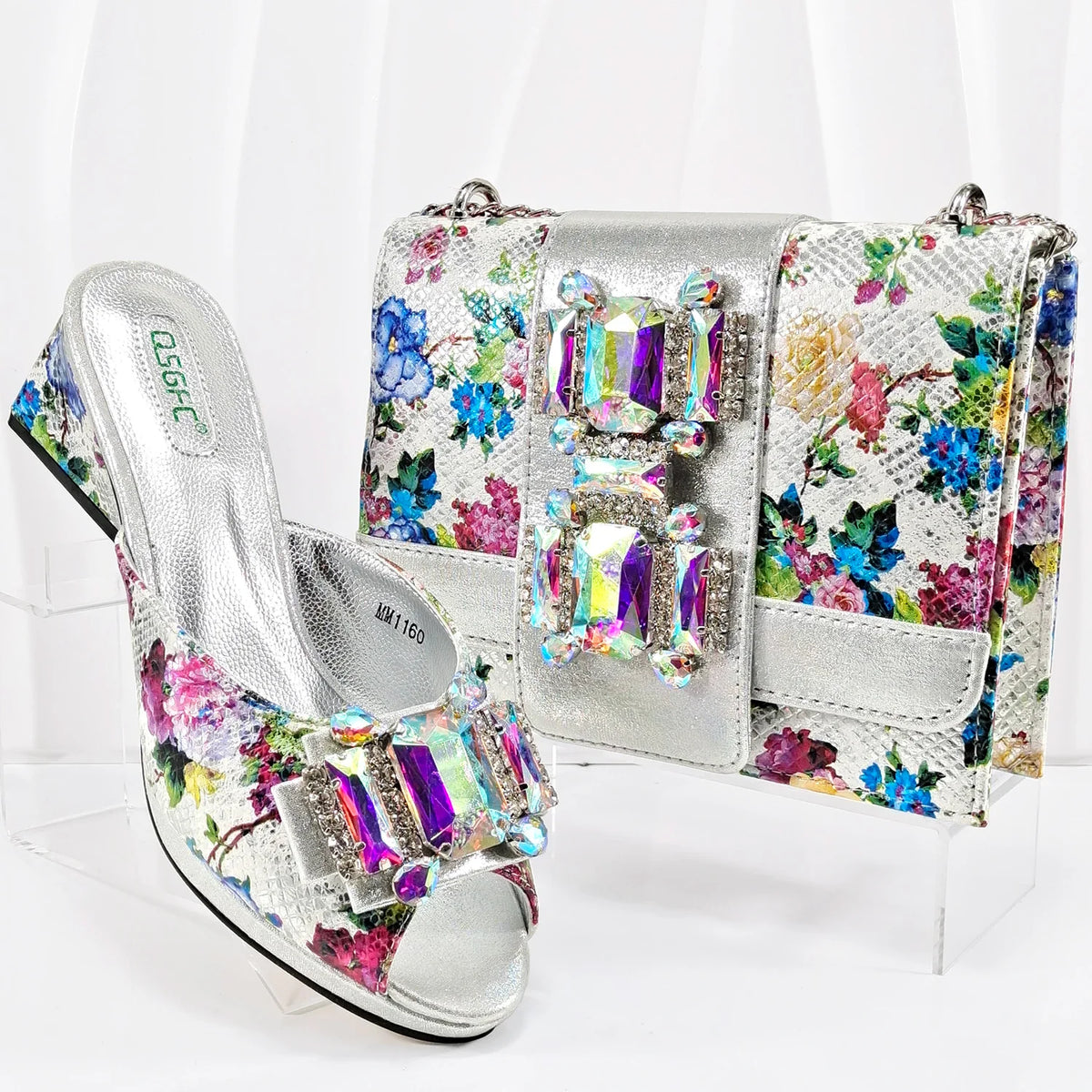 EdleessFashion  Shoes And Bag Matching Set For Party HAA1-9 – product view 6