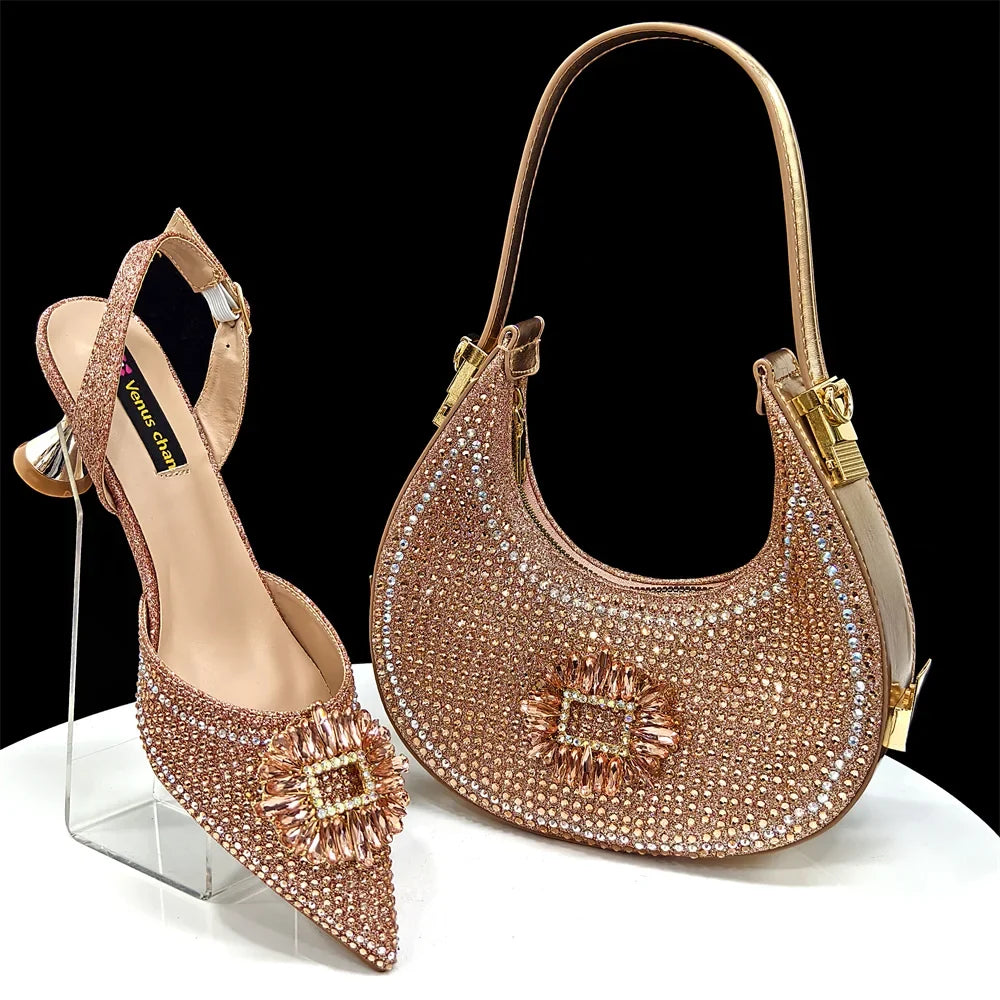 Italian Shoes And Bag Sets EDG1-21