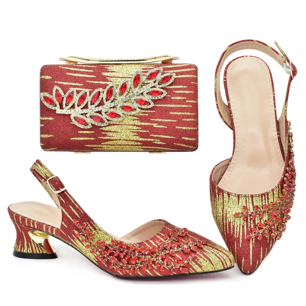 Latest Italian Shoe and Bag Set GBH56 – product view 8