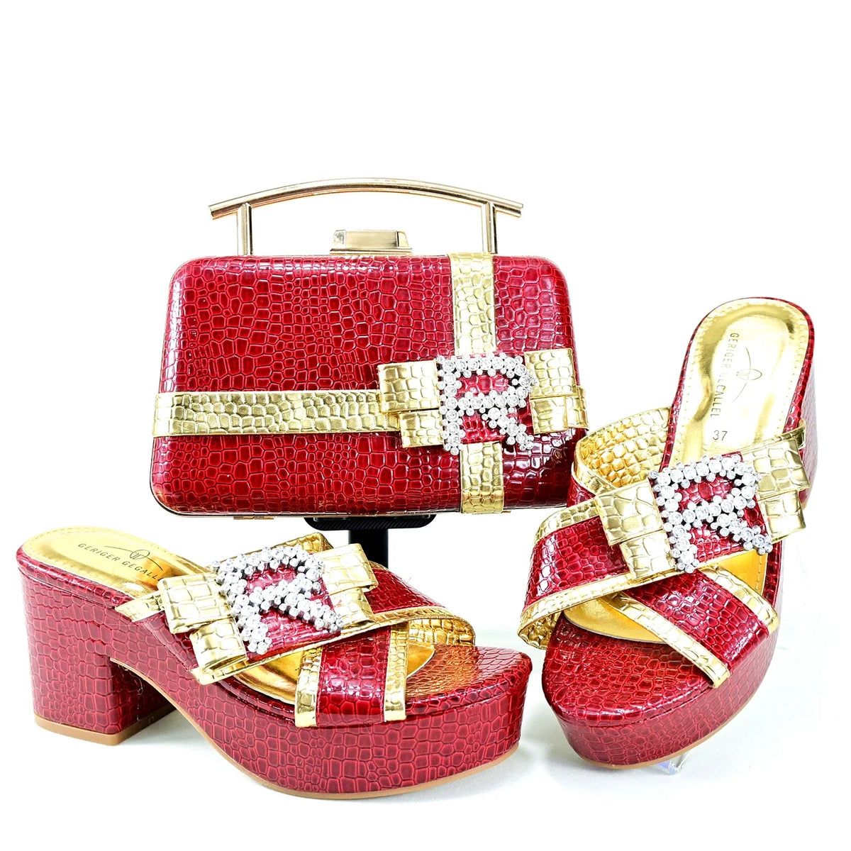 EdleessFashion  New Shoes And Bag Matching Set HRT1-8 – product view 4