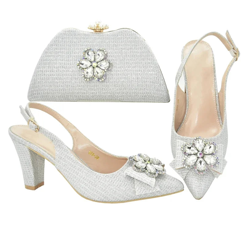 Latest Shoes and Bag Set African Sets NBG45 – product view 3