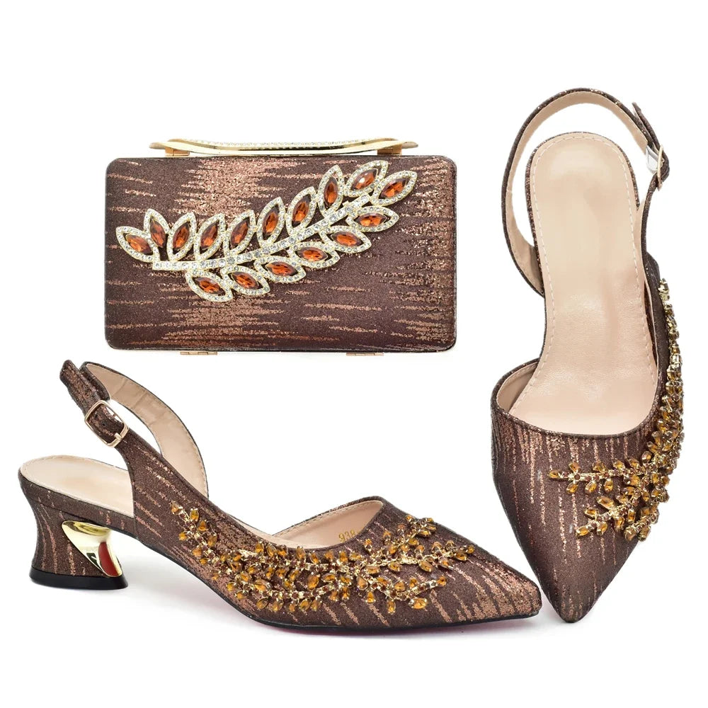 Latest Italian Shoe and Bag Set GBH56 – product view 7