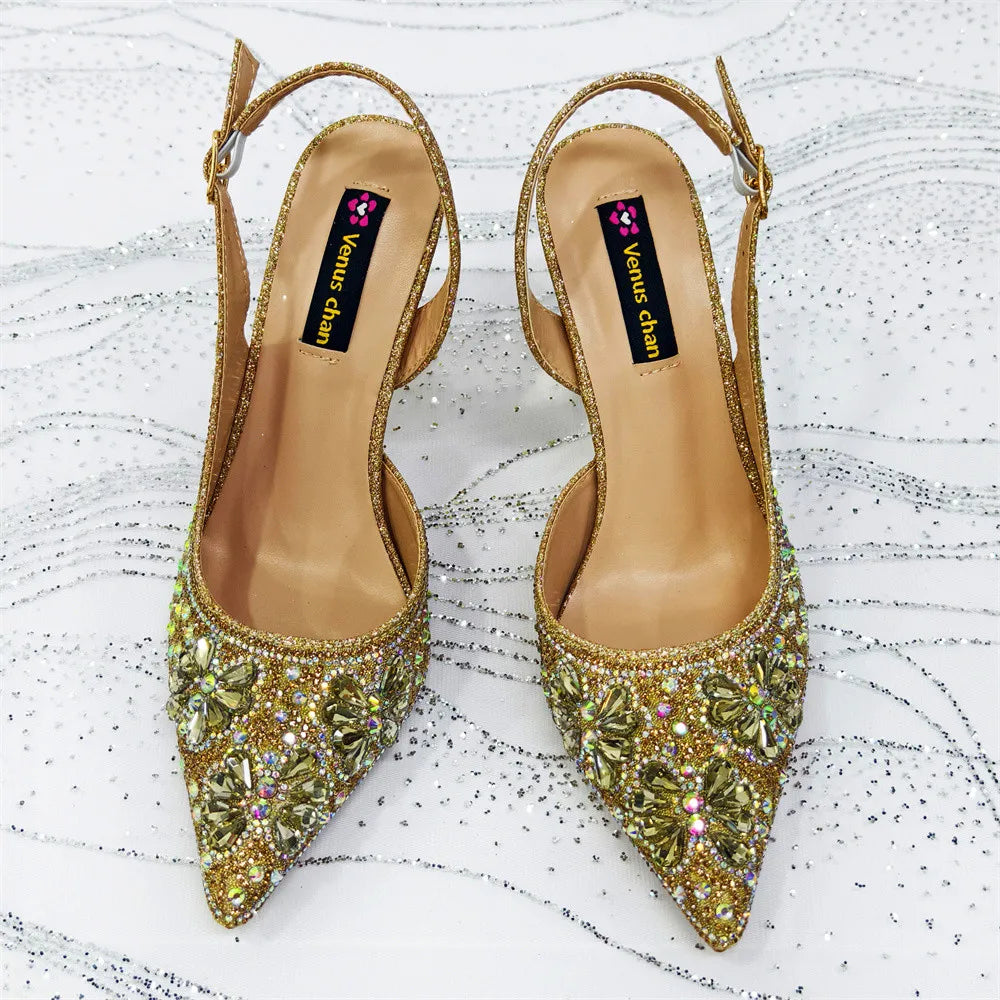 Luxury Handmade Shoes and Clutch Bag Set for Women FGR43 – product view 4