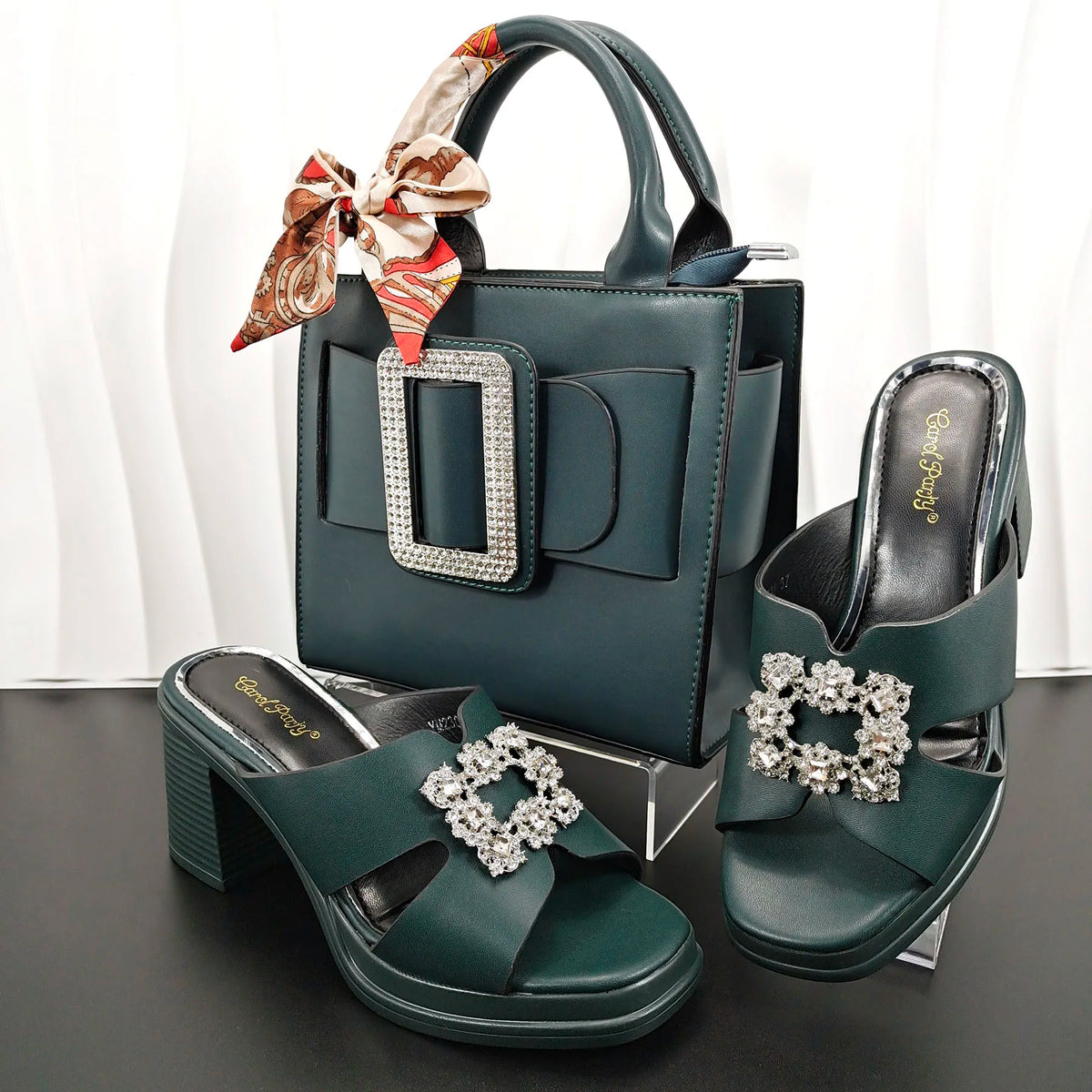 Latest Women Summer Toe Shoes and Bag Set ED135 – product view 9