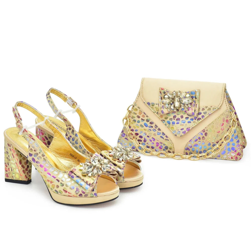 Italian Shoes And Bag Sets HC1-1