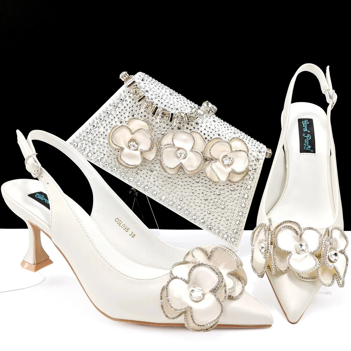 Italian Shoes And Bag Sets For Evening Party ED128