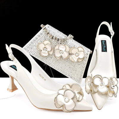 Italian Shoes And Bag Sets For Evening Party ED128