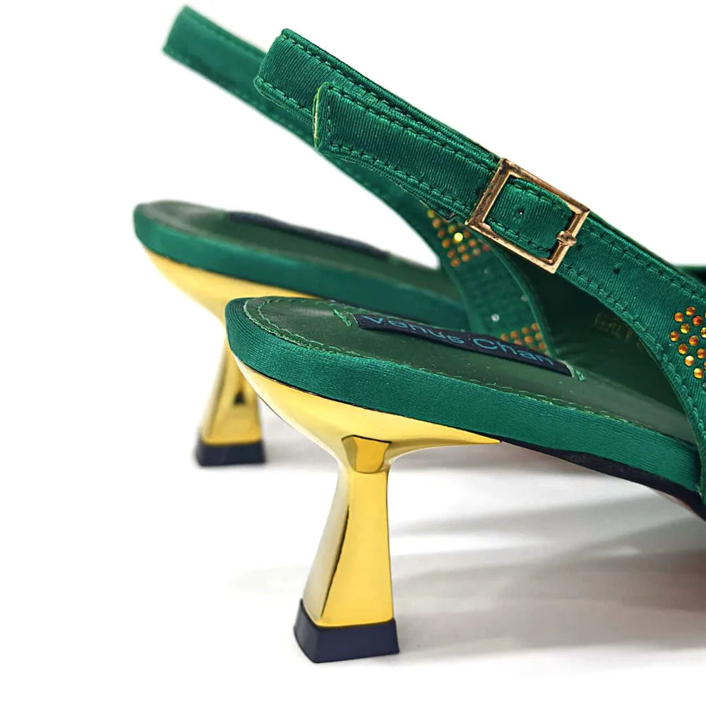 New Rhinestone Shoe & Bag Set HGT321 – product view 3
