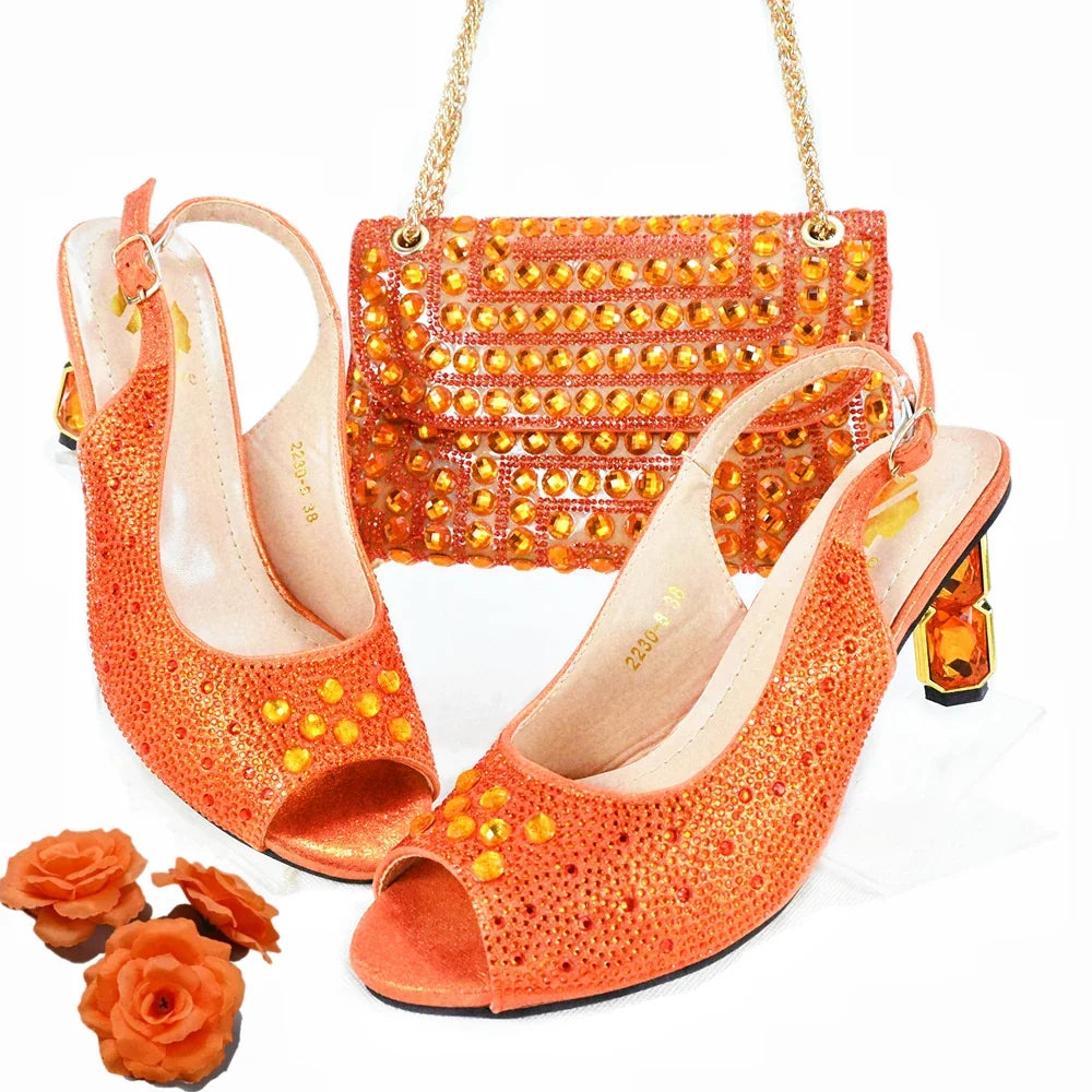 EdleessFashion  Italian Shoes And Bag Sets HJK1-1 – product view 1