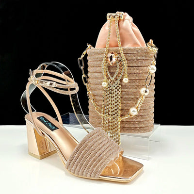 Lastest Ladies Shoes with Matching Bag Set HJJ1-23