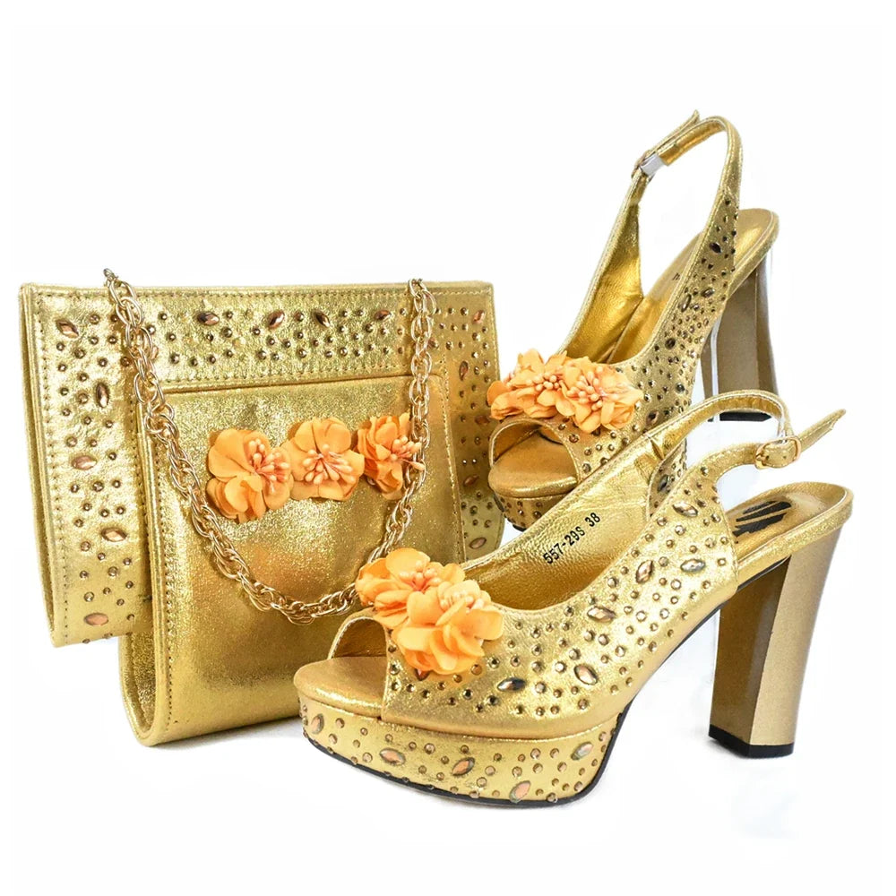 EdleessFashion  New Shoes And Bag Matching Set HJK1-11 – product view 1