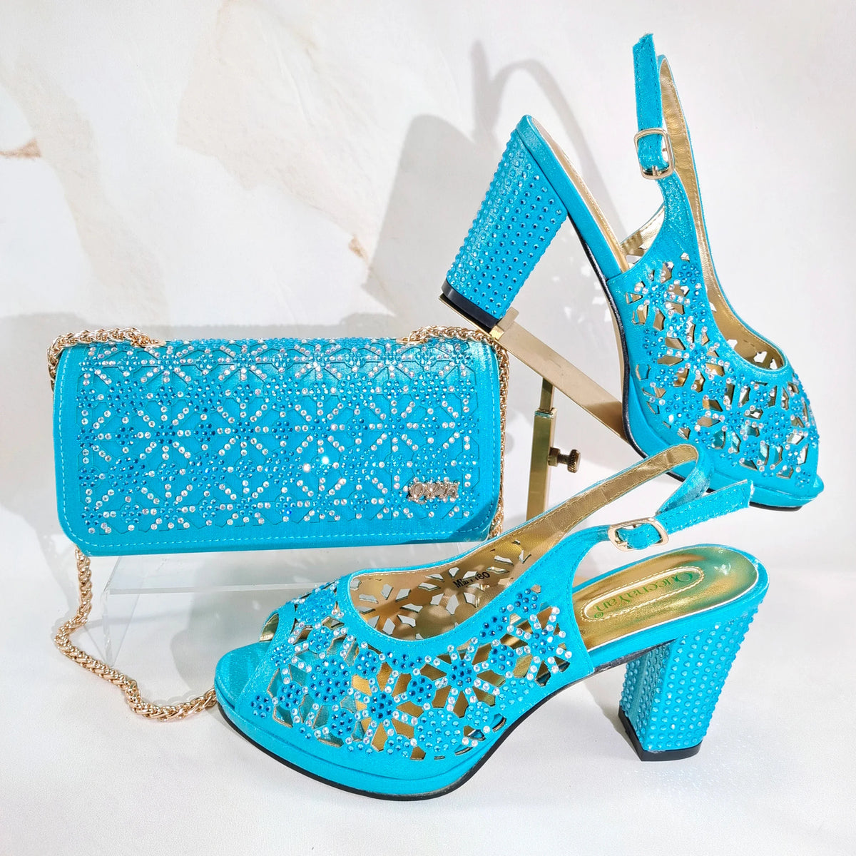 EdleessFashion  Italian Shoes And Bag Sets HG1-1 – product view 4