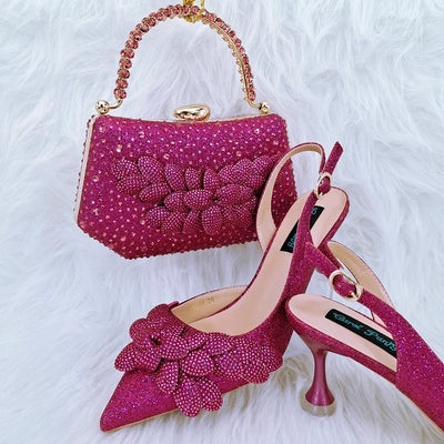 High Quality Ladies Shoes And Bags Set HFG1-8