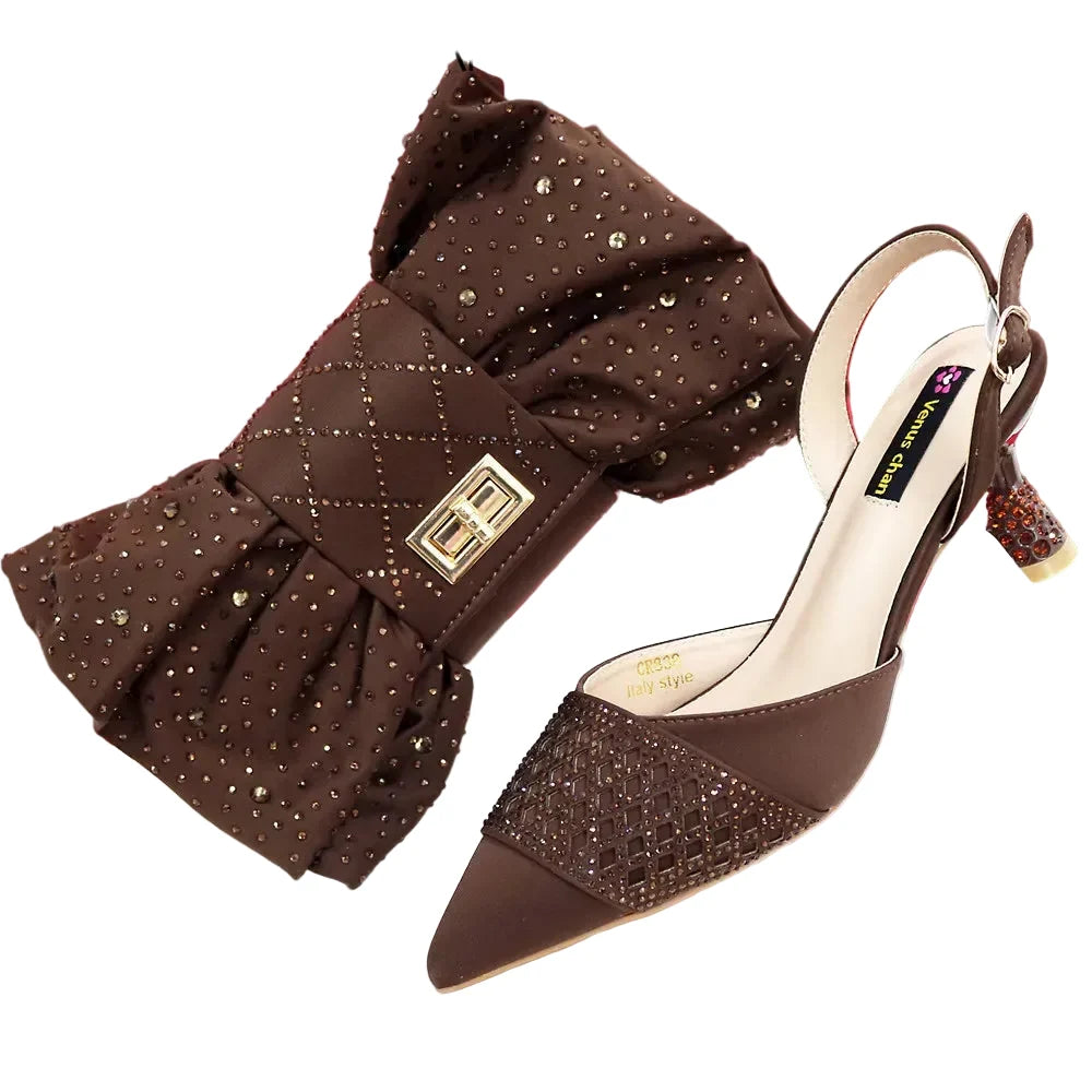 Latest Women Italian Shoes and Matching Bags TE342 – product view 7