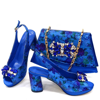 Lastest Italian Ladies Shoes with Matching Bag Set HMA1-4
