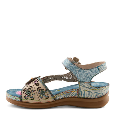 L'ARTISTE SCRIPT SANDALS