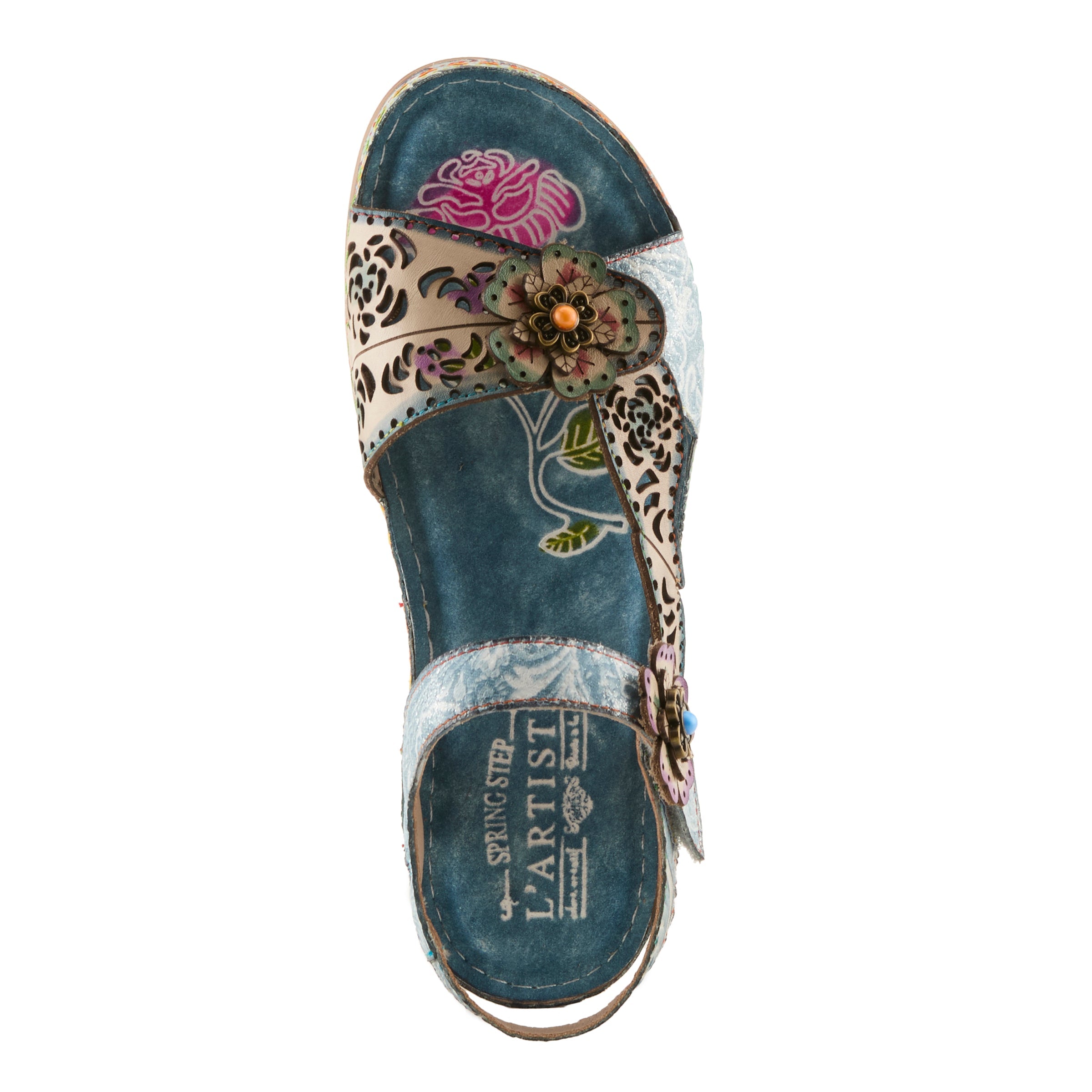 L'ARTISTE SCRIPT SANDALS