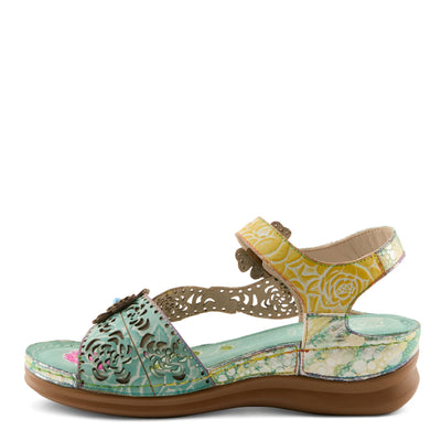 L'ARTISTE SCRIPT SANDALS