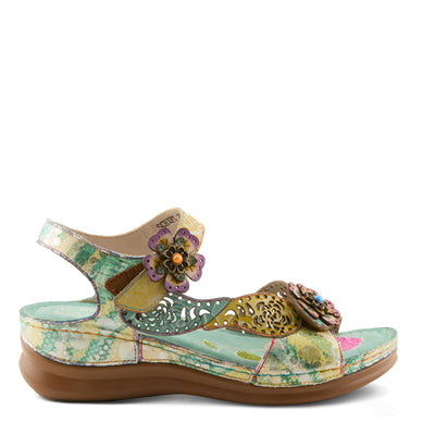 L'ARTISTE SCRIPT SANDALS