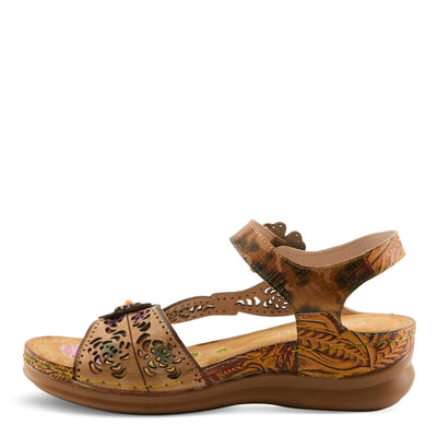 L'ARTISTE SCRIPT SANDALS