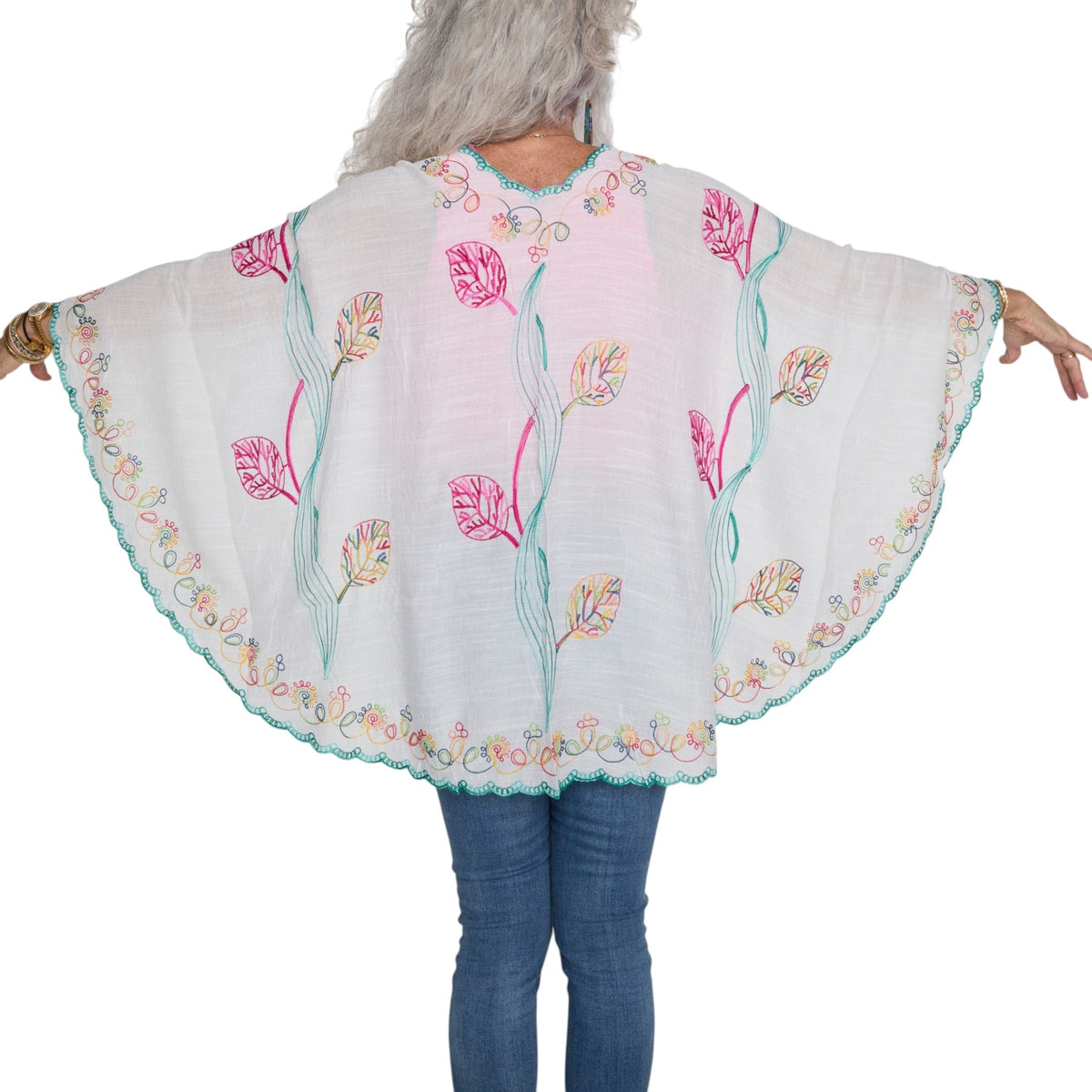 L'ARTISTE SHWL-EMBROID SHAWL – Sole and Construction Detail