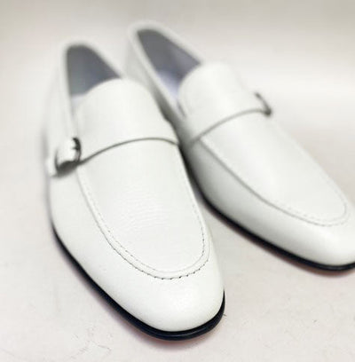 C Collection Deerskin Loafer - White