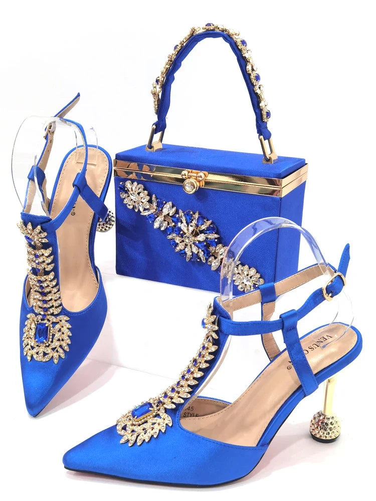 High Quality Ladies Shoes And Bags Set HUY1-6 – product view 3
